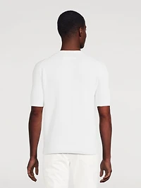 Knit Cotton T-Shirt