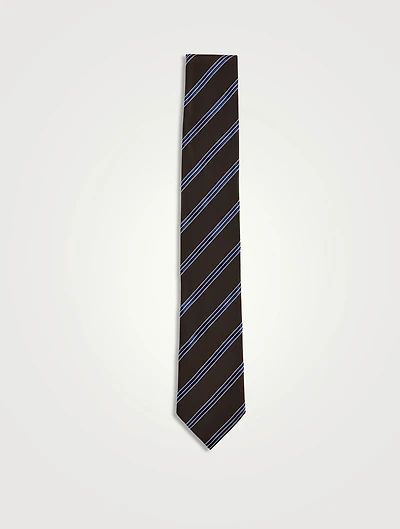 Striped Silk Tie