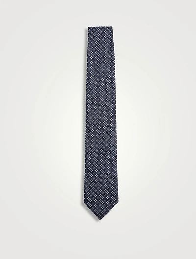 Geometric Silk Tie