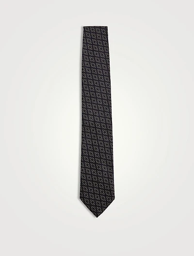 Patterned Silk Tie