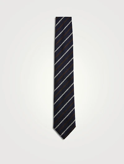 Striped Silk Tie