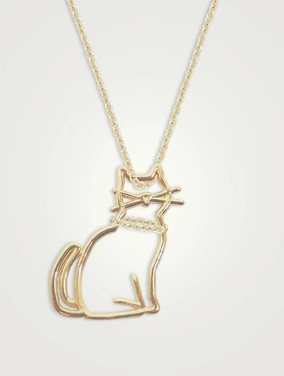 Pura 9K Gold Miau Necklace