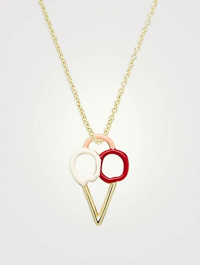 9K Gold Gelato Pendant Necklace