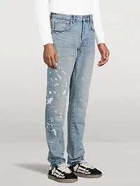 P005 Manganese Paint Straight-Leg Jeans