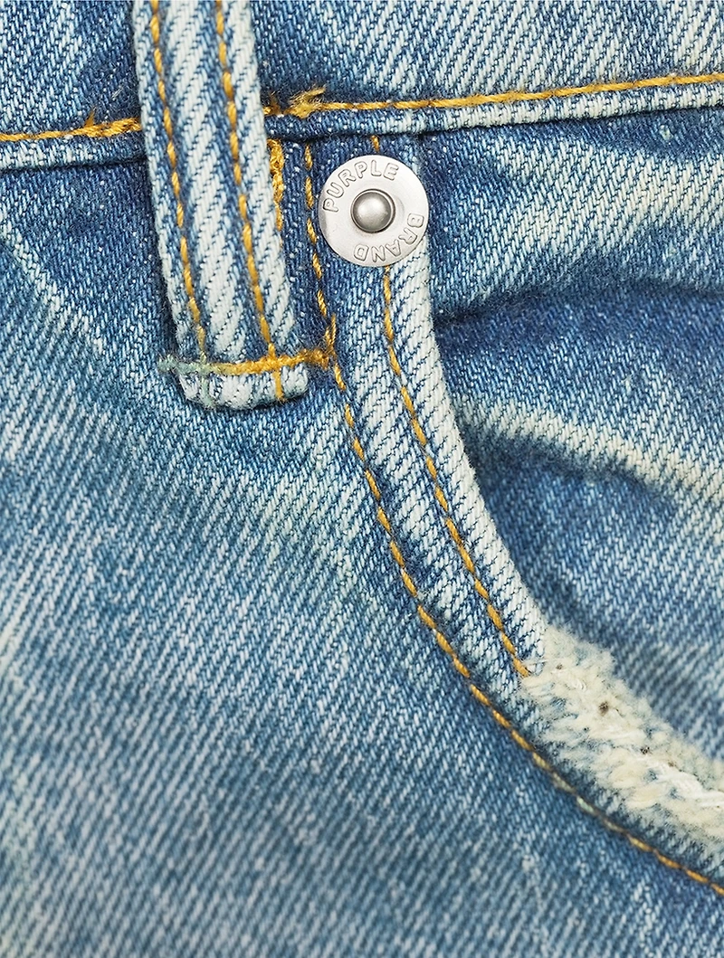 P005 Manganese Paint Straight-Leg Jeans