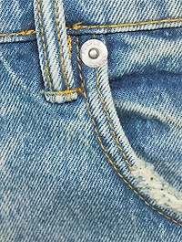 P005 Manganese Paint Straight-Leg Jeans