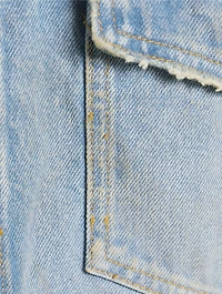 Basalt Cropped Denim Shirt