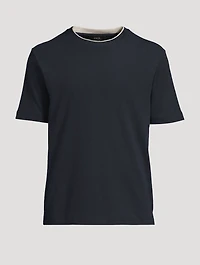 Double-Neck Pima Cotton T-Shirt