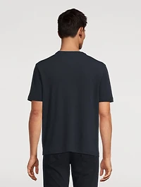Double-Neck Pima Cotton T-Shirt