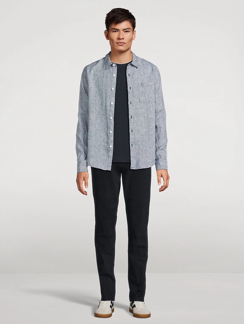 Double-Neck Pima Cotton T-Shirt
