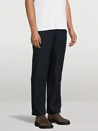 Louie Compact Twill Relaxed Pants