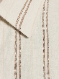 Mesa Stripe Hemp Short-Sleeve Shirt