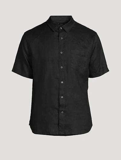 Linen Short-Sleeve Shirt