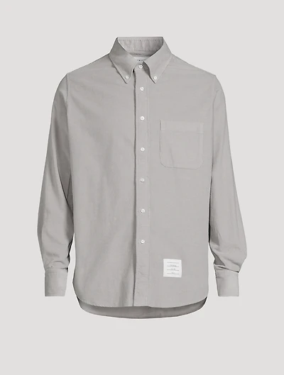Corduroy Straight-Fit Shirt