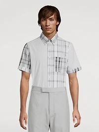 Funmix Madras Cotton Short-Sleeve Shirt