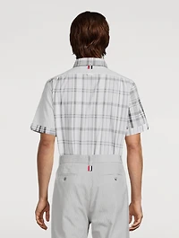 Funmix Madras Cotton Short-Sleeve Shirt