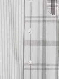 Funmix Madras Cotton Short-Sleeve Shirt