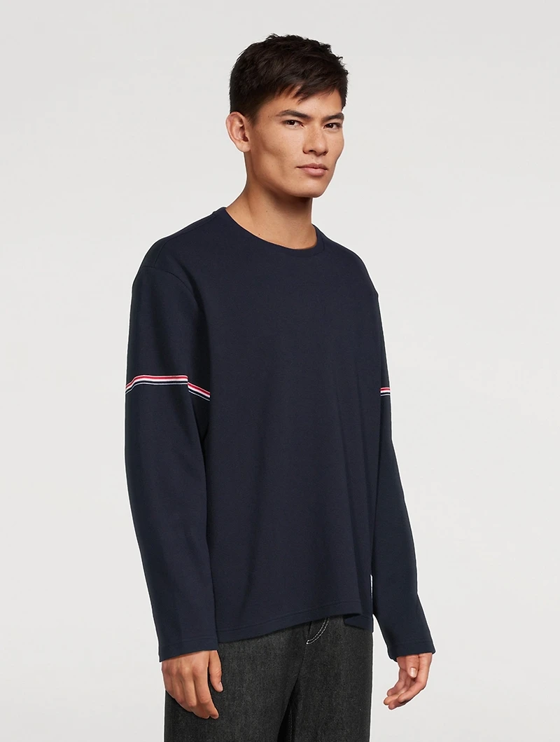 Grosgrain Armband Long-Sleeve T-Shirt