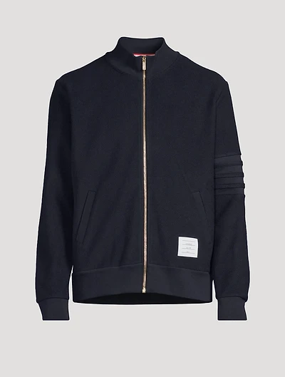 4-Bar Loopback Zip Jacket