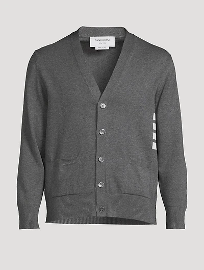 4-Bar Relaxed-Fit Cardigan