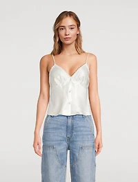Silk Charmeuse Cami
