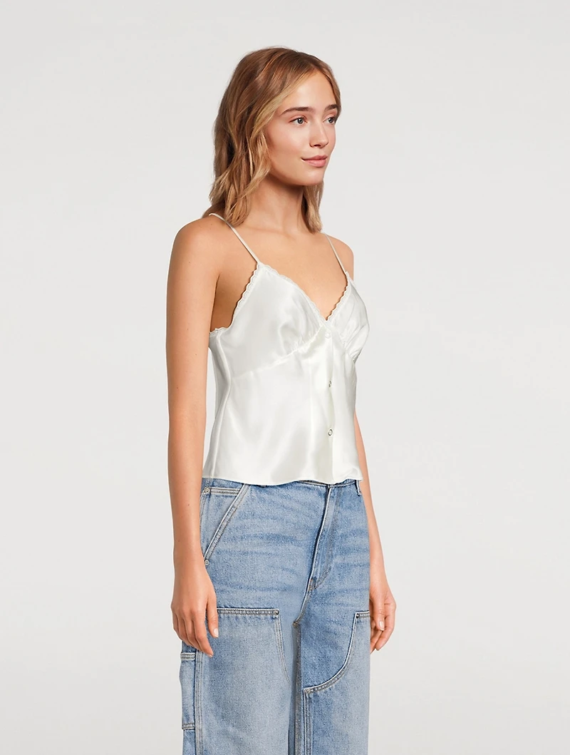 Silk Charmeuse Cami