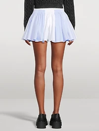 Pleated Patchwork Boxer Shorts