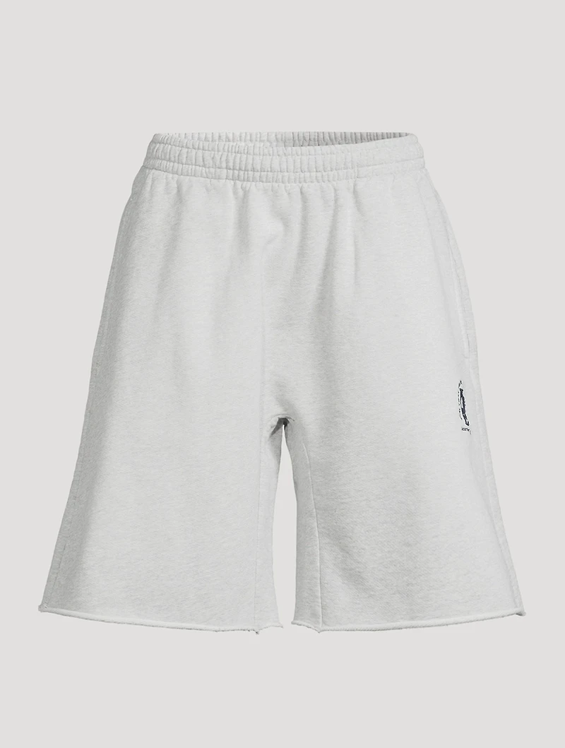 Oversized Jersey Sweat Shorts