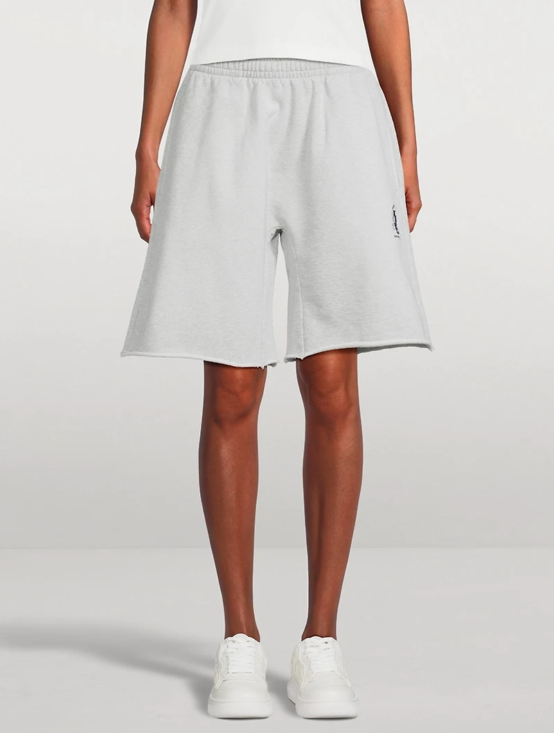 Oversized Jersey Sweat Shorts
