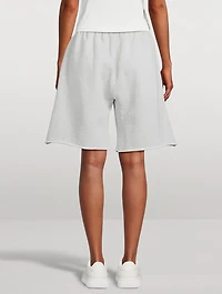 Oversized Jersey Sweat Shorts