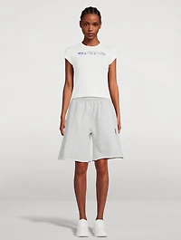 Oversized Jersey Sweat Shorts