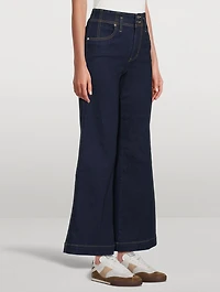 The Seamed Wide-Leg Jeans