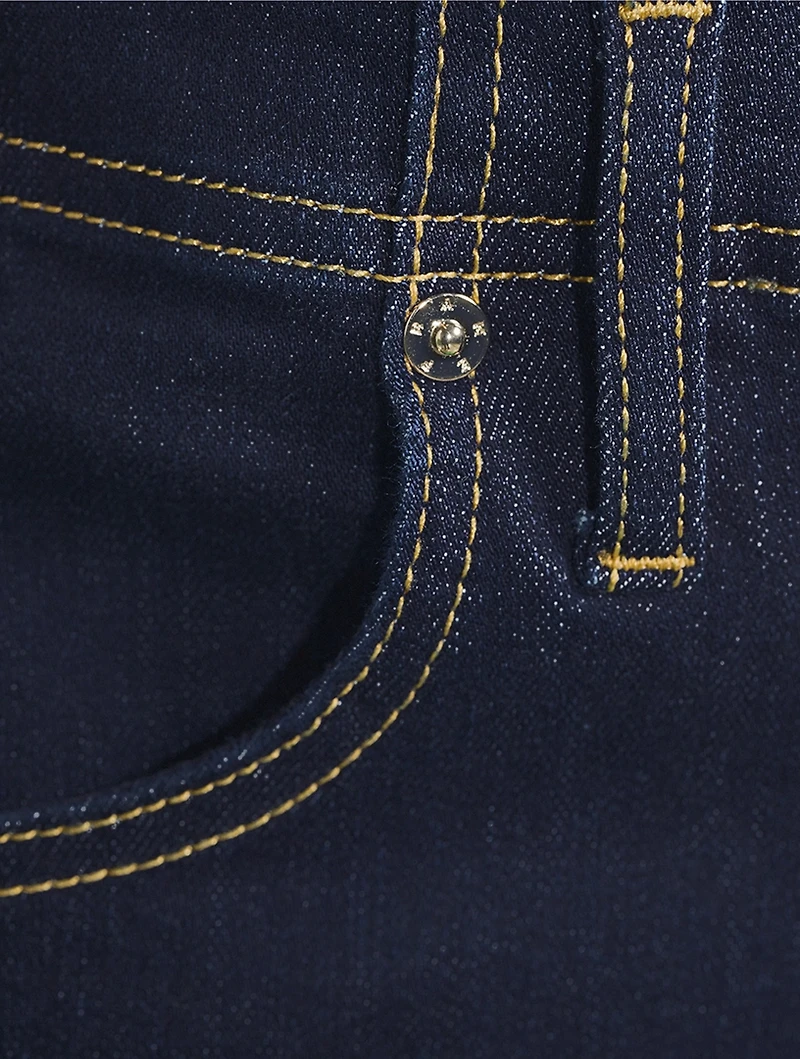 The Seamed Wide-Leg Jeans