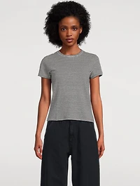 The Linen Baby Tee Stripe Print