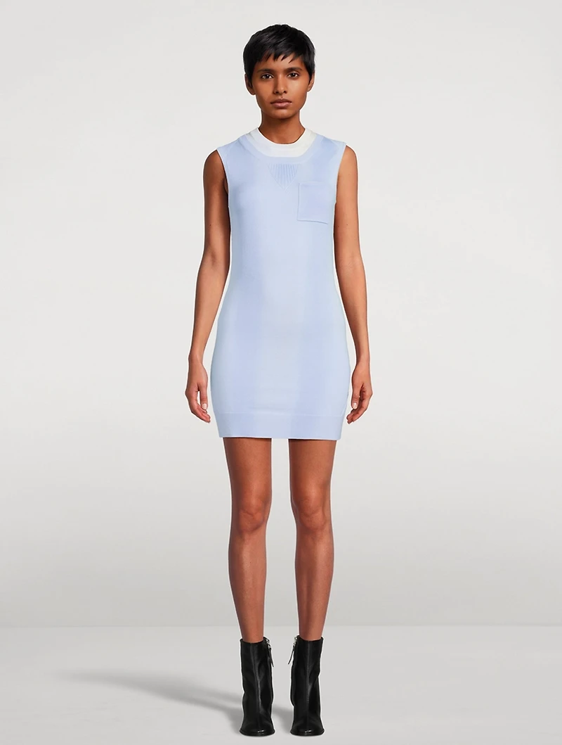 Trompe L'œil Mini Dress