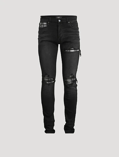 MA Quad Plaid MX1 Slim-Fit Jeans