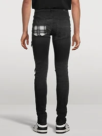 MA Quad Plaid MX1 Slim-Fit Jeans
