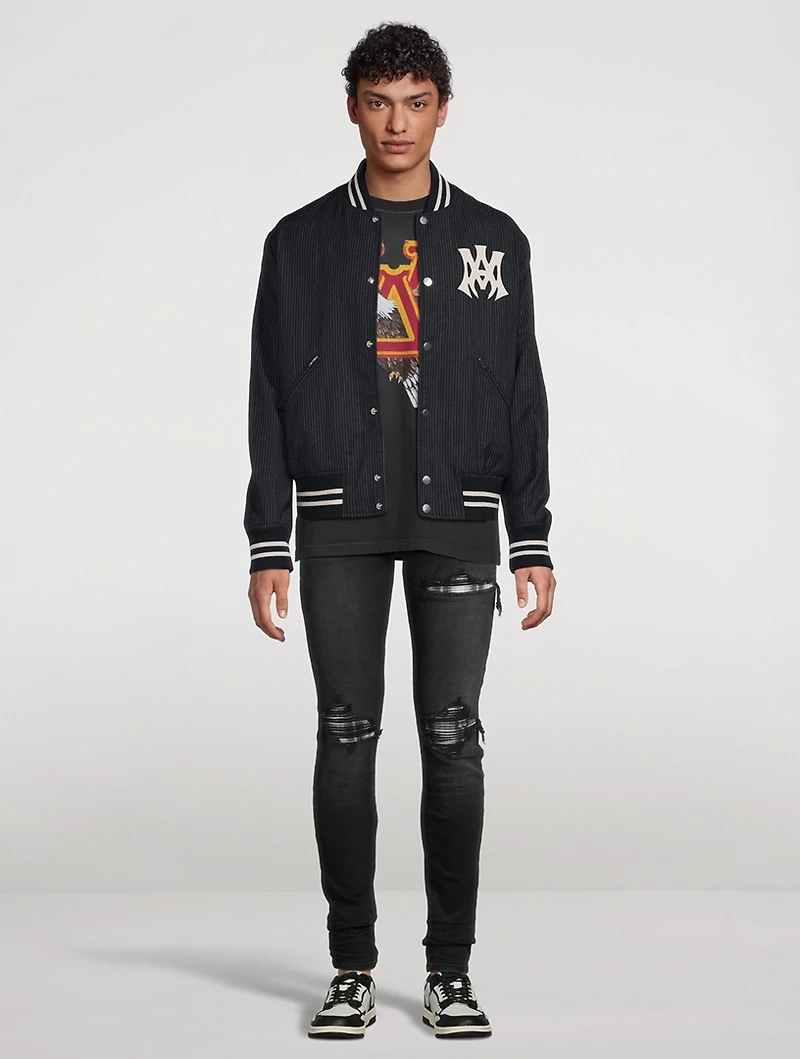 MA Quad Plaid MX1 Slim-Fit Jeans