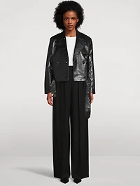 Greer Recycled Leather Moto Jacket
