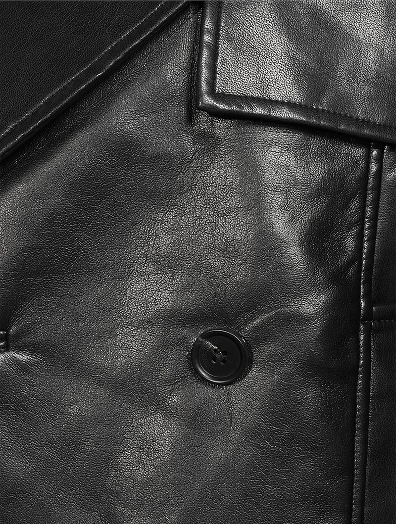 Greer Recycled Leather Moto Jacket