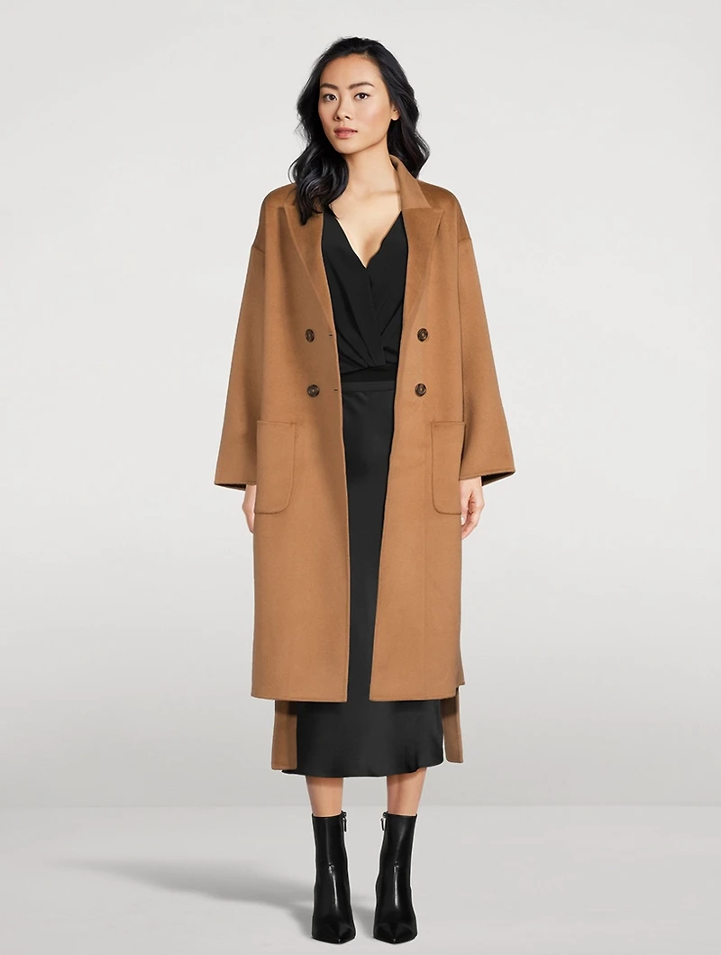 Dylan Wool And Cashmere Belted Coat