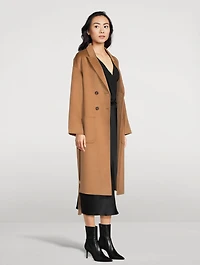 Dylan Wool And Cashmere Belted Coat