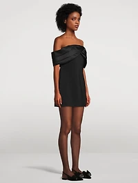 Fleur Off-The-Shoulder Stretch Mini Dress
