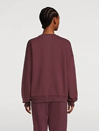 Miles Oversized Letterman Logo Sweatshirt