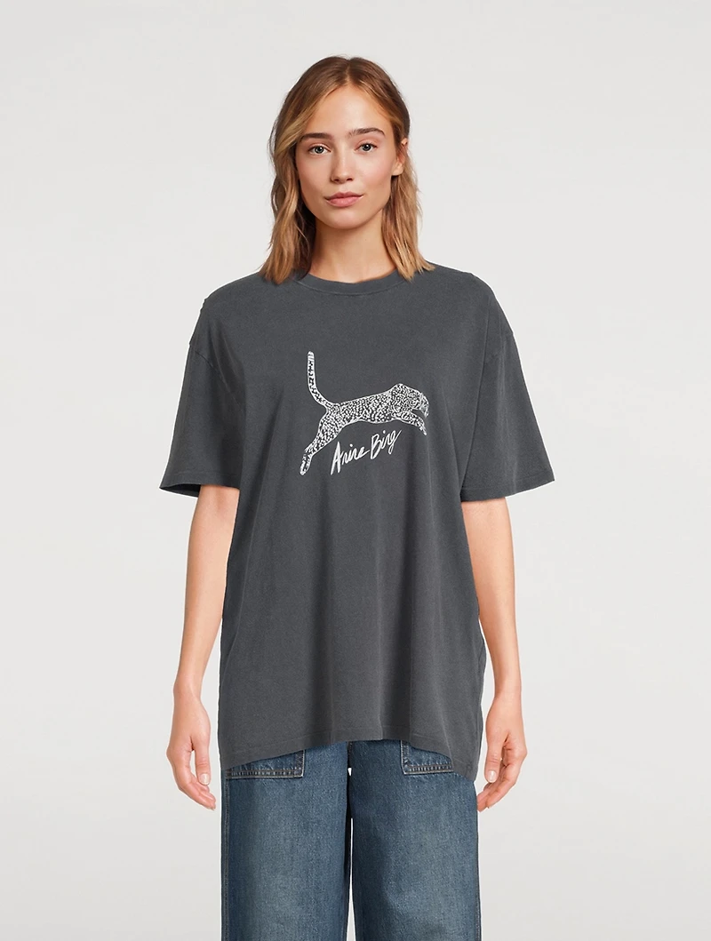 Walker Leopard Logo T-Shirt