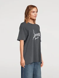 Walker Leopard Logo T-Shirt