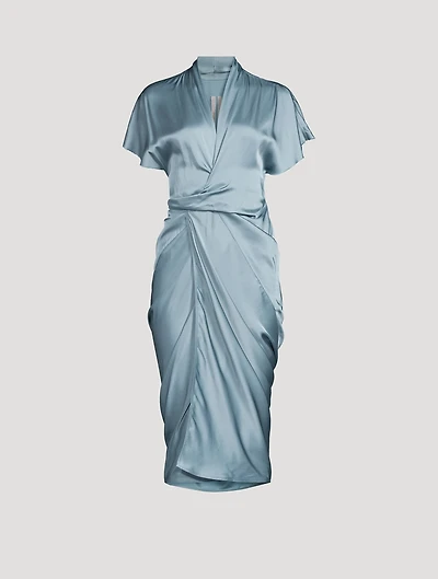 Charmeuse Wrap Dress