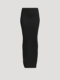 Pillar Wool Maxi Skirt