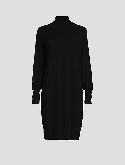 Cashmere Turtleneck Sweater Dress