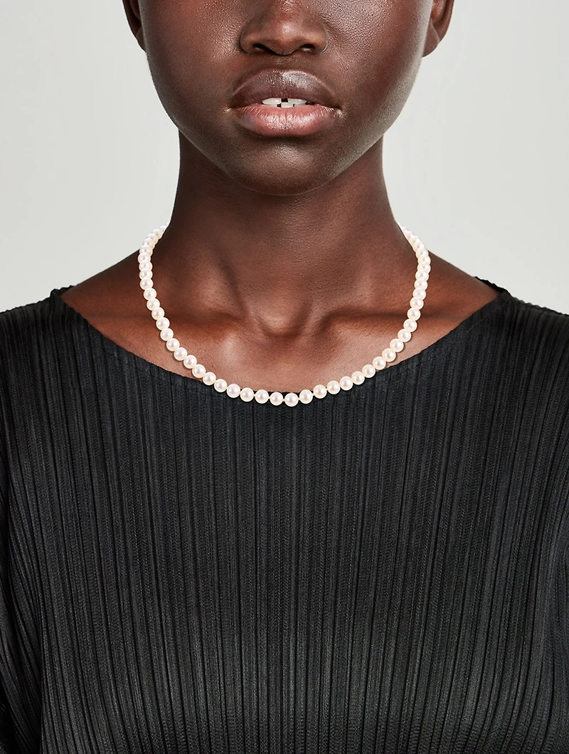 Three-Piece 18K Gold Pearl Jewellery Set